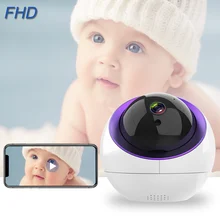 Детский монитор с камерой FHD 1080P IP камера WiFi ИК ночного видения двухсторонняя аудио сигнализация детская спальная Няня Cam детский видеомонитор