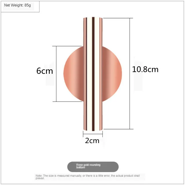 Rose gold circle
