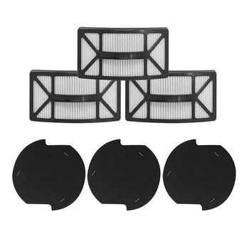 

3*Filter 3*Sponge For Bissell 1604127 Vacuum Cleaner Filter Accessory Home Living Room Cleaning Clean Up