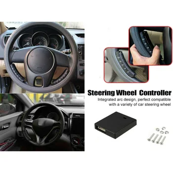 

Wireless Car Steering Wheel Button Remote Control Universal For Stereo DVD GPS Easy To Install And Remove