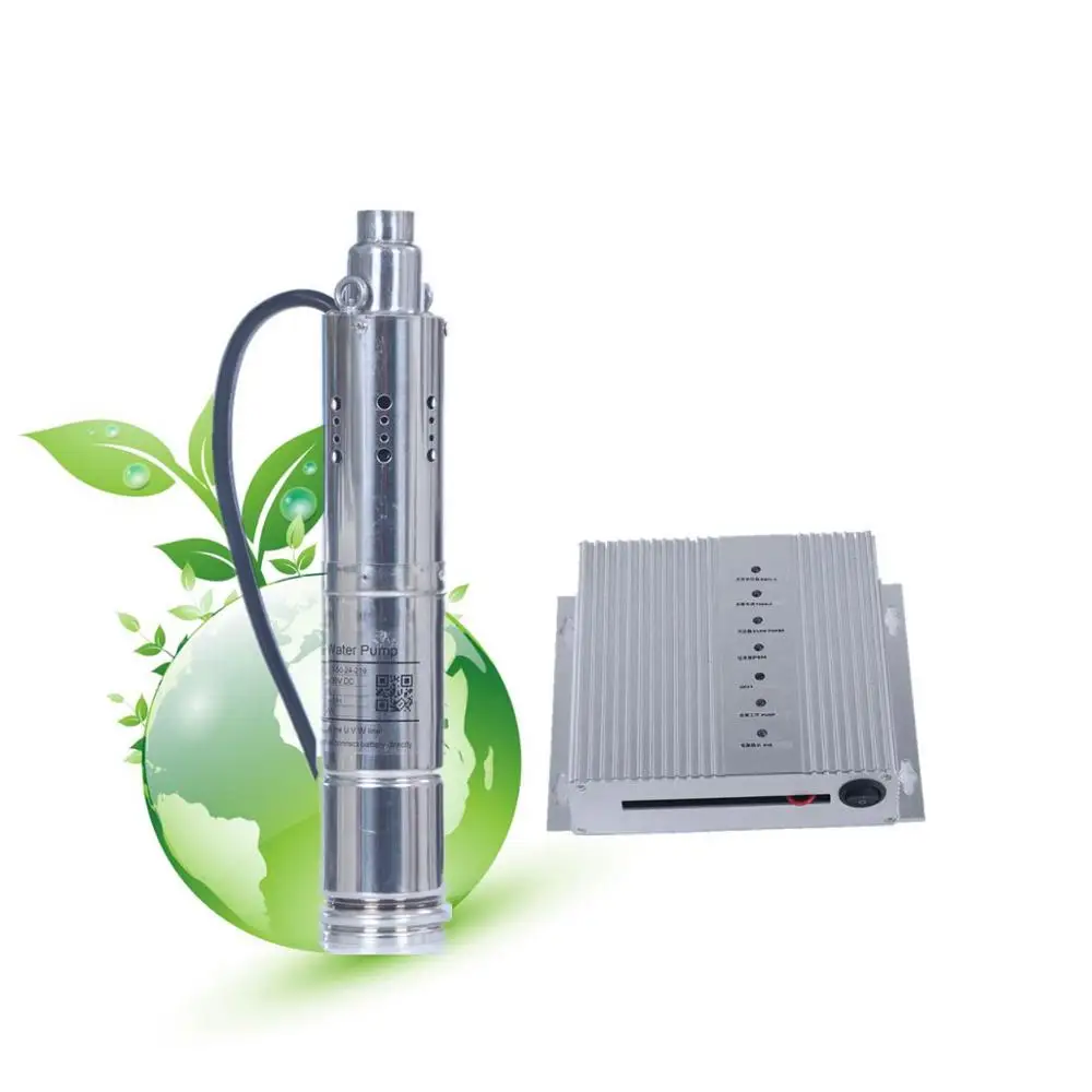 

24V DC solar power pump 3000L/H flow rate pumps with Square external controller