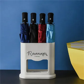 

PP Umbrella Rack Home Umbrella Storage Rack Silicone Mud Pad Umbrella Bucket Shelf Umbrella Tube Home New Creative