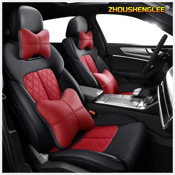 

ZHOUSHENGLEE Custom Leather car seat cover For Mercedes-Benz E260 E300 E200 E250 E260 E320 C200 C180 C300 C260 C100 C320 seat ca