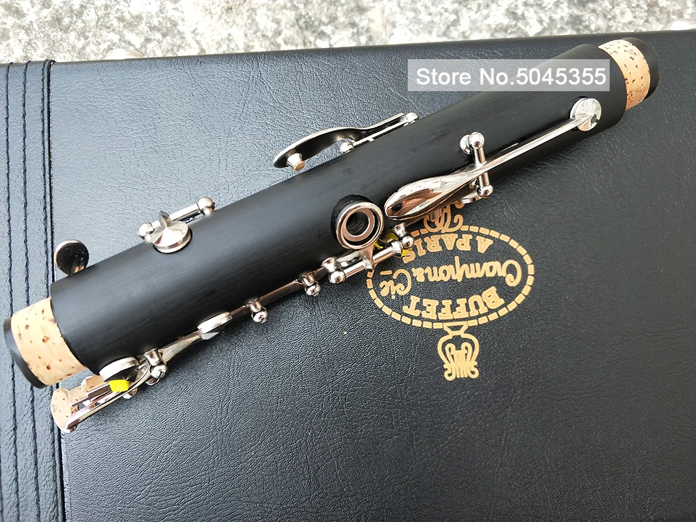 Clarinet et Crampon R13 Bb ebony Clarinete 18 Keys BC1131L-2-0) Nickel Key Silver Plated Clarinete