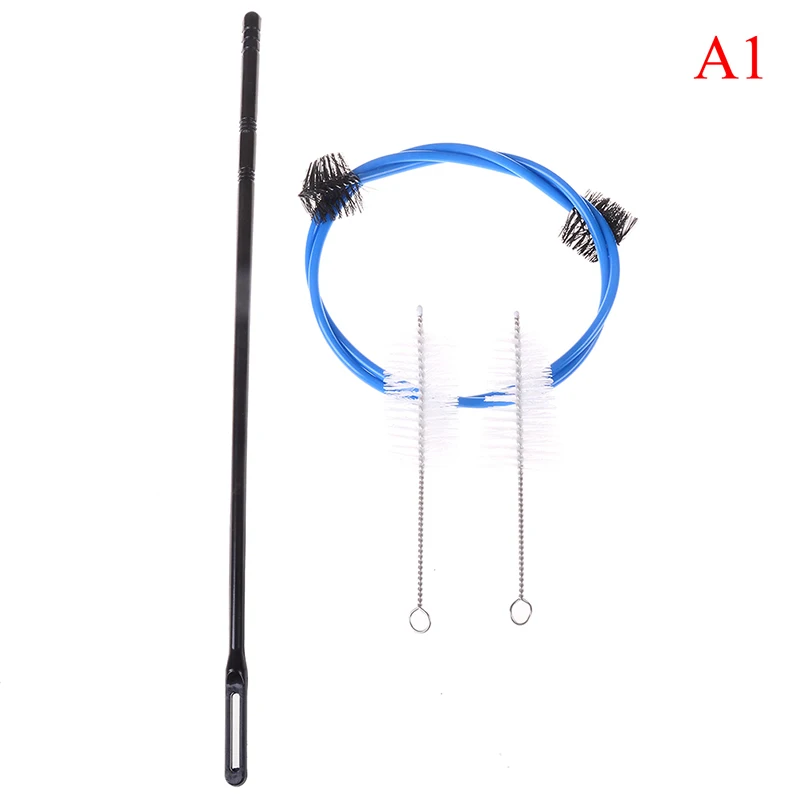 Trumpet Cleaning Maintenance Kit Trumpet Mouthpiece Brush Cleaning Stick+ Flexible Brush+Value Mouthpiece Brush trumpet instrument 4pcs/Lot