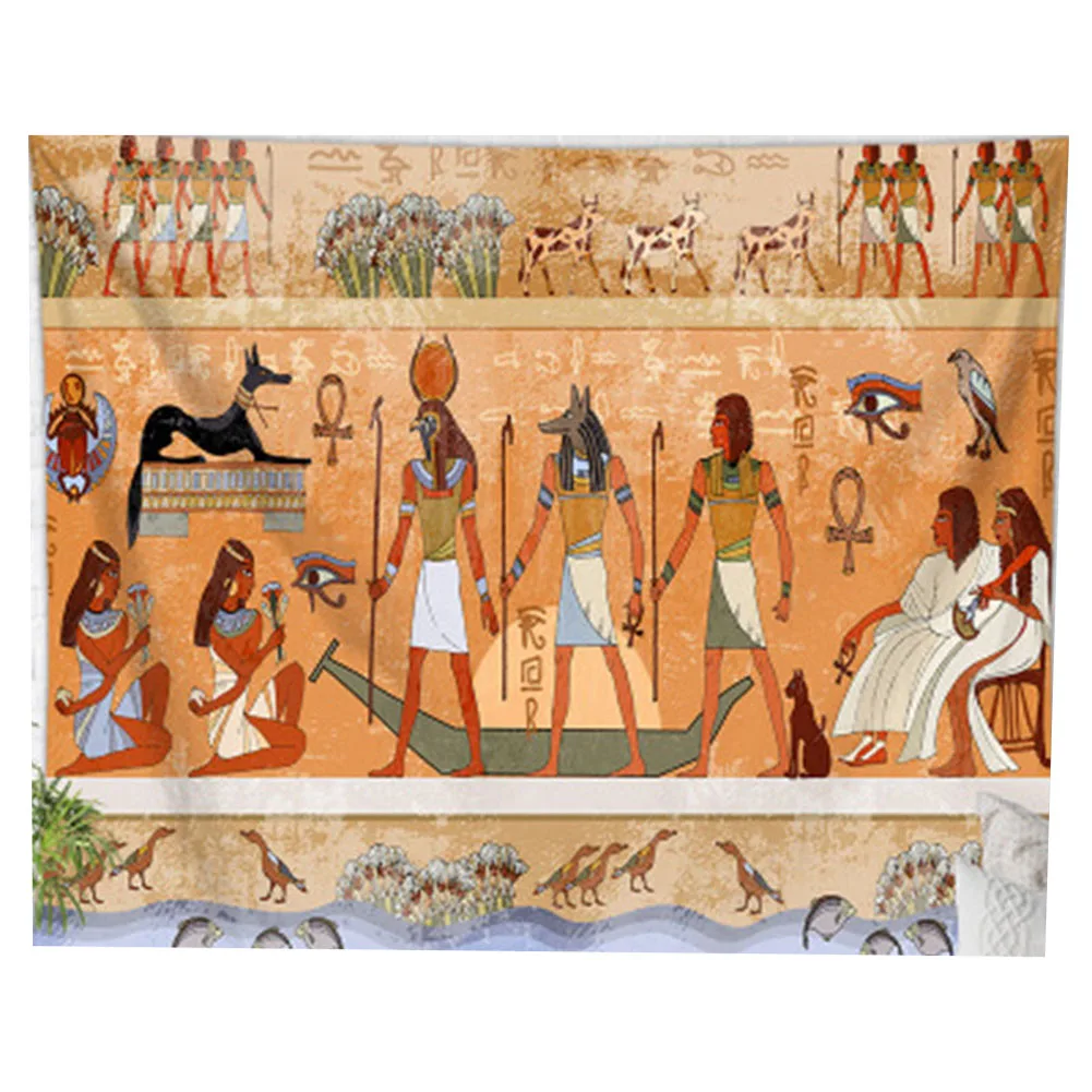 Древняя египетская серия гобелен фон навесной пляж полотенце одеяло домашний декор LBShipping - Цвет: Пурпурный