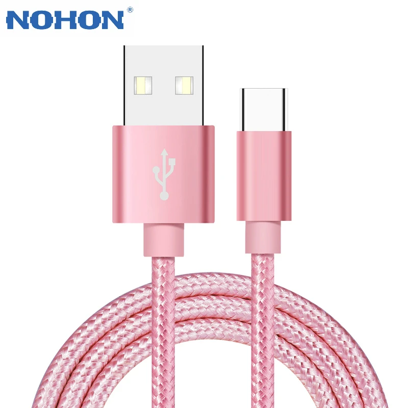 

NOHON For Lightning USB Cable For iPhone XS Max XR 8 7 5 Fast Charging Micro USB C Type C Data Cable For iPhone Android Charger