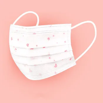 

PM2.5 Breathable 50PC Disposable Print Face Mask Industrial 3Ply Ear Loop Unisex Washable Reuse Face Mask Windproof Outdoor