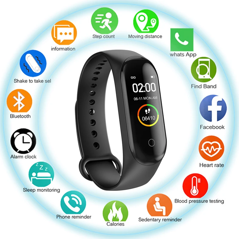 Smart Sport Band Heart rate check sleep monitoring Ture wireless Smart Bluetooth waterproof running Band For Android apple