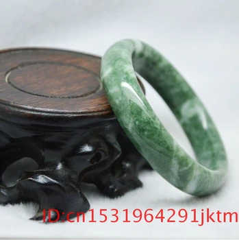 

Jade Bangle Bracelet Fashion Women Chinese Jewelry Amulet Charm Gifts for Men Green 5A+ Natural