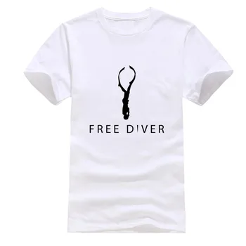

Fashion Freediver Mens Tshirt Cotton Crew Neck Letter T Shirt For Men Women Size S-3xl Pop Top Tee