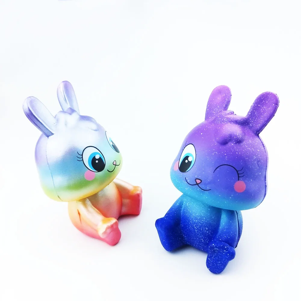 Мягкий Jumbo Rabbit Милая имитация животного ароматизированное медленно поднимающееся креативное мягкое сжимающее облегчение стресса Забавная детская игрушка подарок