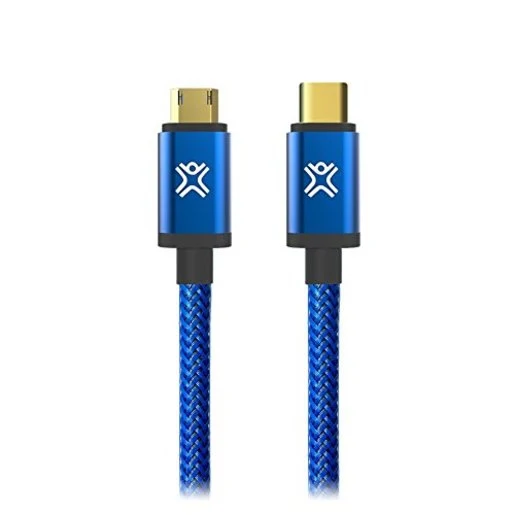 XtremeMac Reversible USB-C to Micro-USB 1,2m- Blue