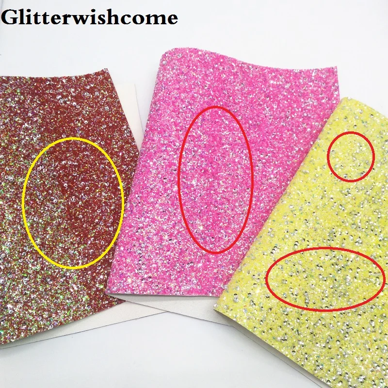 Glitterwishcome 30X134 см мини-ролл, ткань с блестками, виниловые обои для бантом блестящие туфли-лодочки на устойчивом кожаный тканевый Виниловый фон для банты, GM199