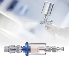 1/4 ''масляный водный воздушный фильтр сепаратора подходит для компрессора распылитель инструмент фильтр масляный водоотделитель для компрессора распылитель влаги