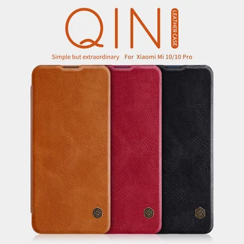 

case for xiaomi mi 9 /mi9 Explore NILLKIN vintage Qin smart wake up Case For Xiaomi mi10/Mi10 Pro cover Wallet Flip Leather Case
