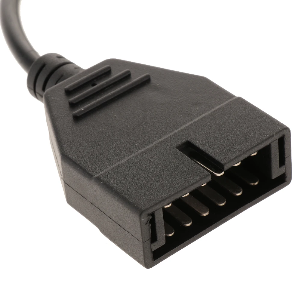 12Pin OBD1 to 16 Pin OBD2 Connector Adapter Cable for GM Automobile Vehicle