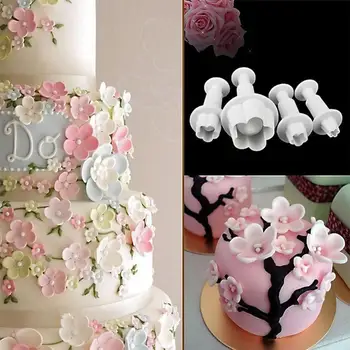 

Aprince Baking Tools Fondant Molds 14 patterns 46-Piece Cake Decorating Tools Cake Biscuit Mold Set Spring Embossed Printing