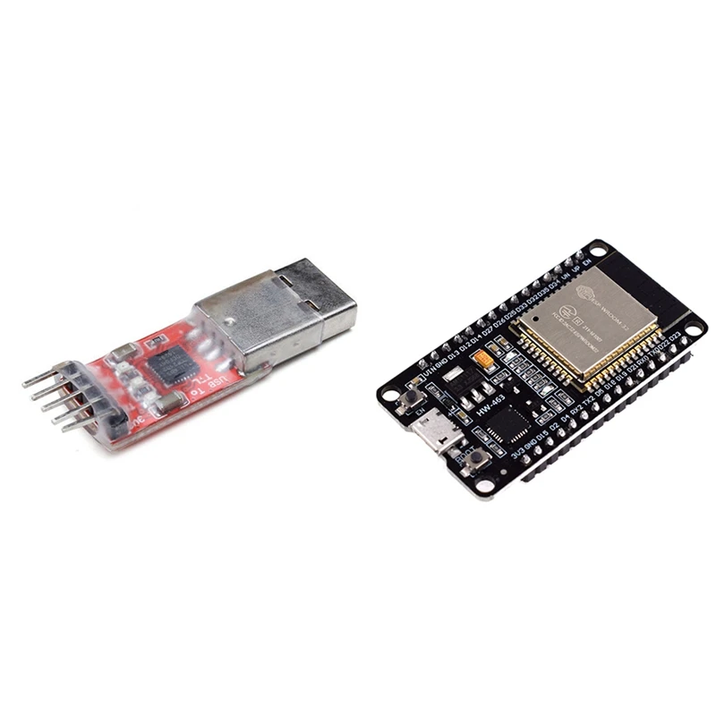 1 шт. USB 2 0 для TTL UART 5PIN CP2102 модуля преобразователя разъем и ESP 32 Wi Fi Bluetooth макетная