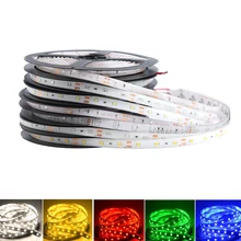 DC 12 V Светодиодные ленты светильник для Светодиодный ТВ Подсветка 2835 SMD RGB, 1 м, 2 м, 3M 4M 5M 12 V 60 светодиодный/M Светодиодные ленты лента диод светодиодный s ТВ Подсветка