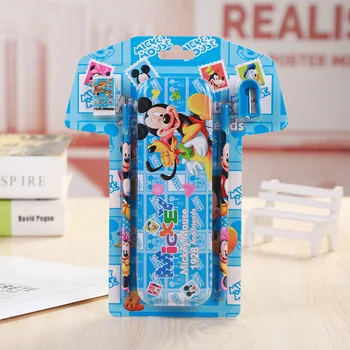 

Disney Princess Stationery Set Pencil Case Pencil Sharpener Pencil Spiderman Mickey Student School Supplies Frozen Holiday gift