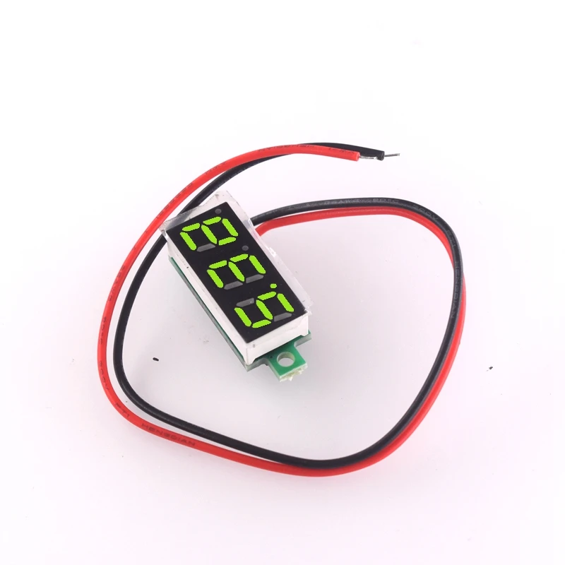 0,28 дюймовый экран маленький цифровой DC измеритель напряжения DC2.5-30V