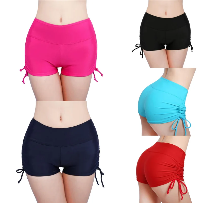 Annbon Parte Inferior De Bikini Fruncida Y Fruncida