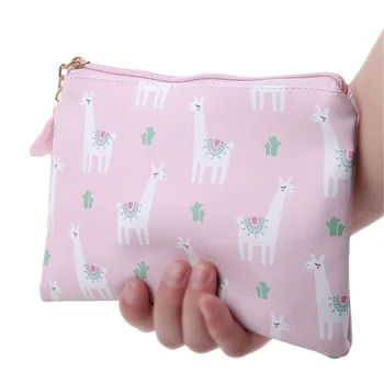 

New Women Portable Cute Alpaca Multifunction Beauty Travel Cosmetic Bag Organizer Case Makeup Make Up Wash Pouch Toiletry Bag