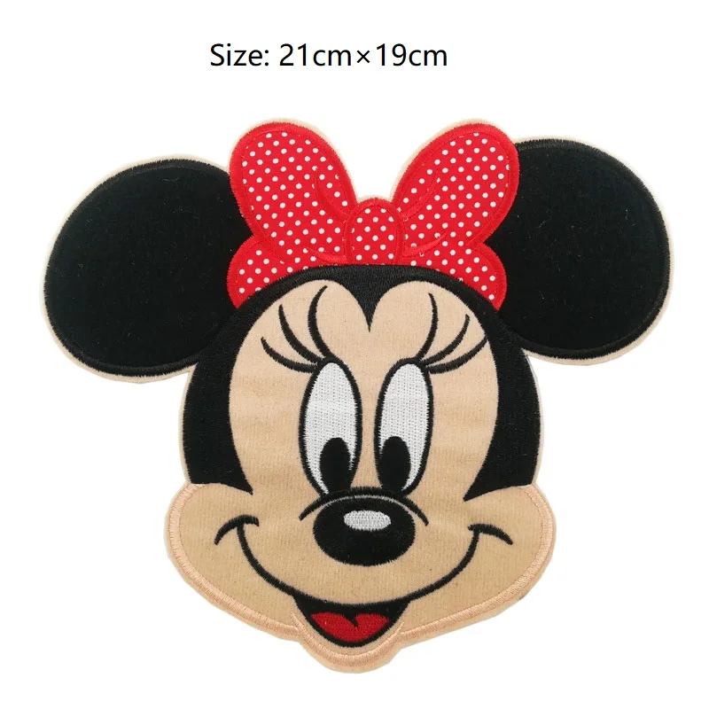 

8.5" XXL Large Mickey Mouse Large iron on jacket patch crest children cartoon patch