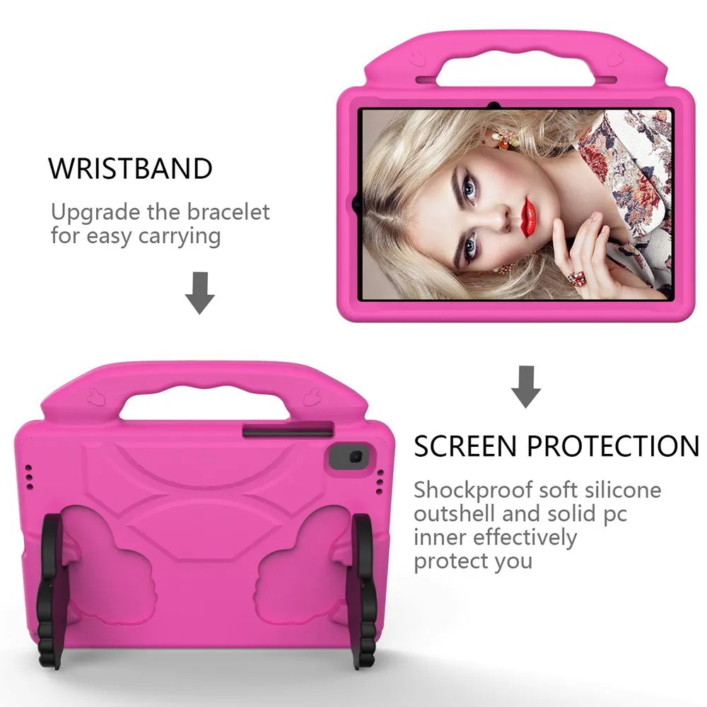 For Samsung GALAXY Tab S5e SM-T720 case T725 Tablet case for Tab S6 T860 T865 EVA kids Cover For Samsung S6 Lite P610 P615 coque-5