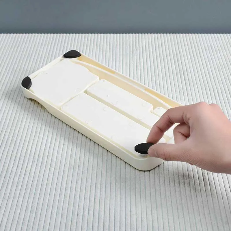 

Multifunctional Stationery Storage Tray Plastic DIY Space-saving Shelf for Home Office OUJ99