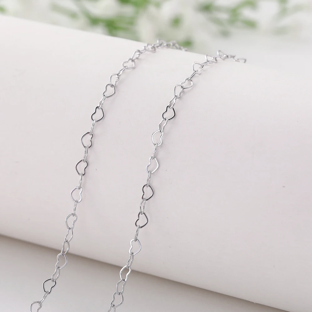 Eueavan 10pcs Women Gold Rose Gold Silver Heart Sunglasses Reading Glasses Chain Lanyard Eyeglasses Cord Strap Rope Wholesale