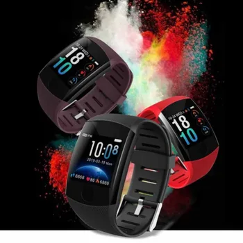 

Q11 Smart Watch Waterproof Fitness Bracelet Big Press Screen Message Remind Heart Rate Time Smartband Activity Tracker Wristband