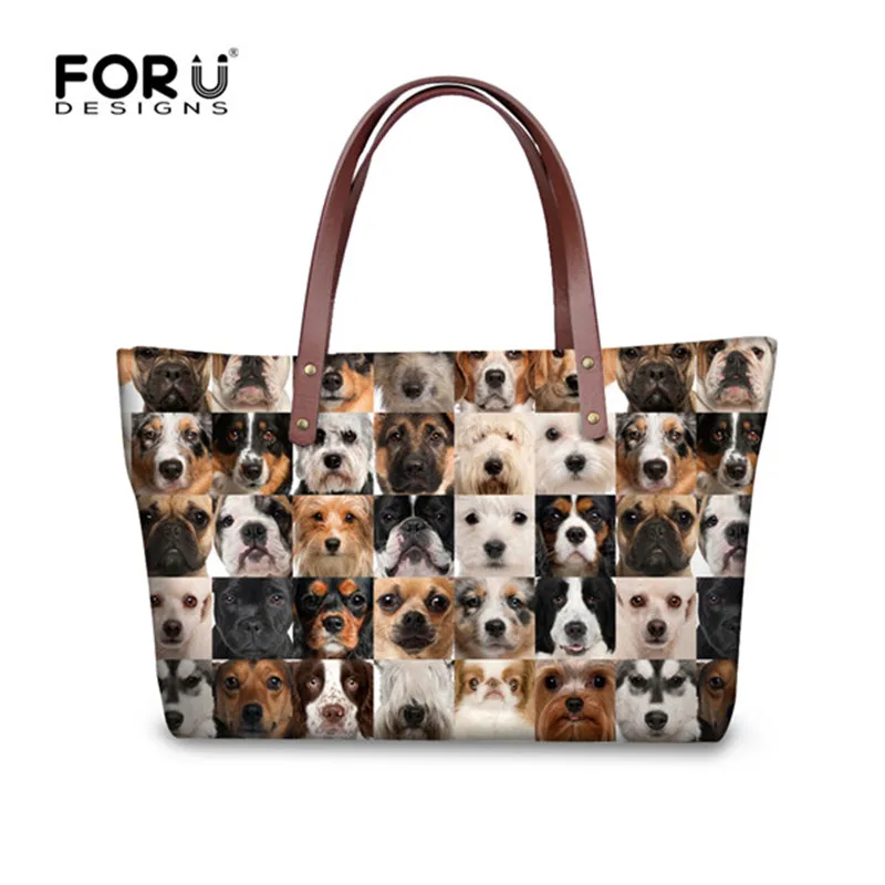 FORUDESIGNS/милый, собака, кот, принт, женская сумка, женские сумки, животные, через плечо, женская сумка, мессенджер, Mujer - Цвет: C4262AL