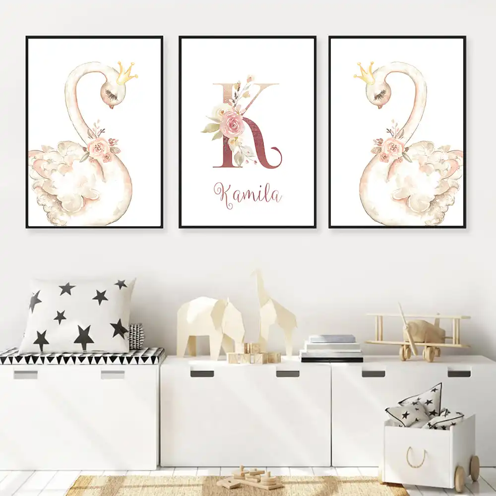 baby room flower wall