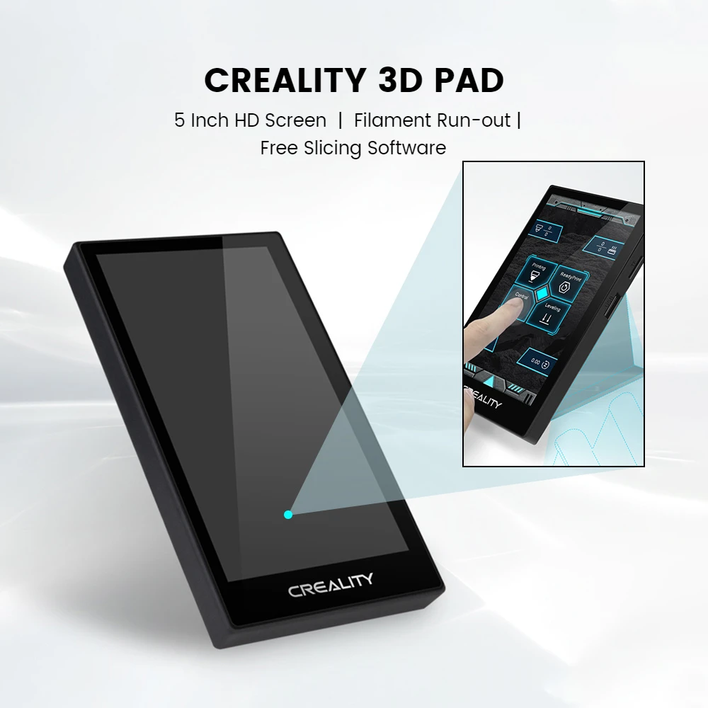 CREALITY 3D Pad 5 Inch HD Display Screen Compatible for All FDM 3D Printers with Marlin Firmware Supports 11+ Languages