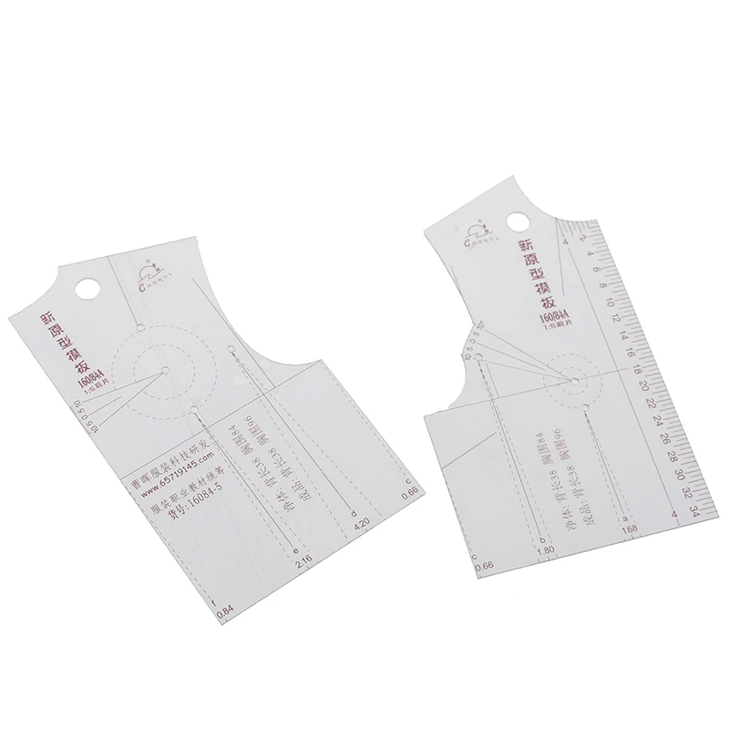 Set 1:5 Fashion Design mini Ruler Cloth Design School Student Apparel Drawing Garment Prototype Rulers