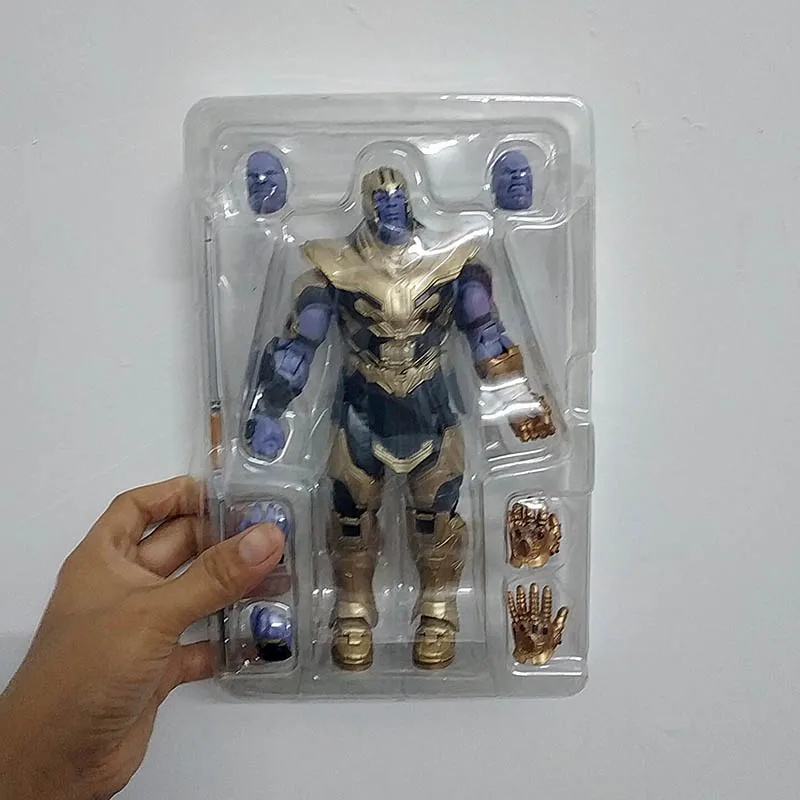 18 см SHF Thanos чудный Фильм Мстители 4 эндигра фигурка модель игрушки кукла для подарка