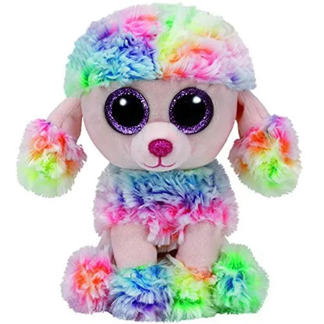 Ty Beanie Boos Big Eyes Unicorn Fox Cat Penguin Poodle Owl Plush Stuffed Animal Super Soft Bedside Toys Doll Gift For Kids 15CM 15cm