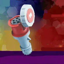  1 pc  Waterproof Industrial Plug-in Socket Connector Plug 5 Core 63A IP67 SFN-235/2352 