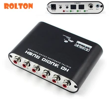 5,1 декодер AC3 DTS Dolby преобразователь усилителя объемного звука оптический SPDIF 3,5 AUX коаксиальный цифро-аналоговый 6 RCA HD аудио пик