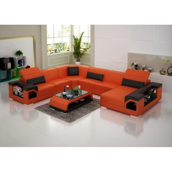 

Home furniture living room modern leather sofa with good price