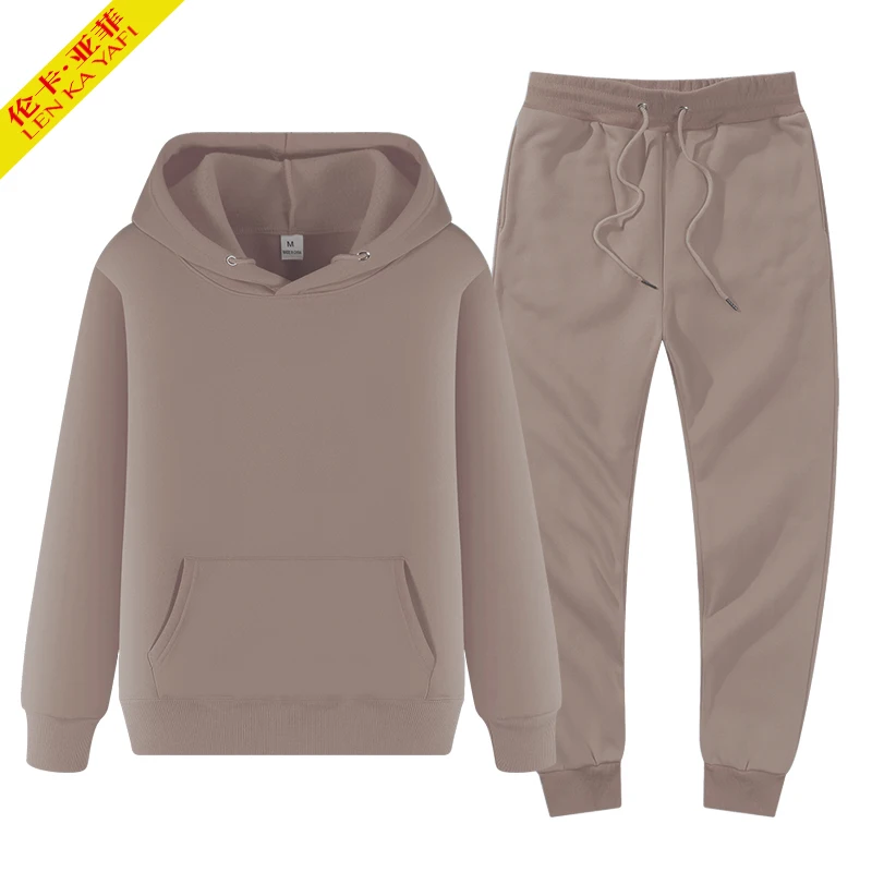 Men's Tracksuit Winter Fleece Male 