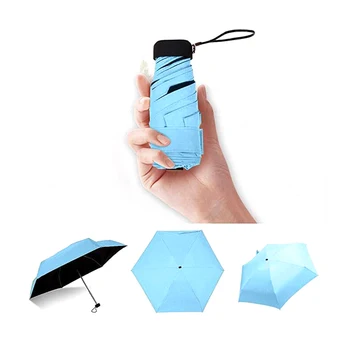 

Mini Pocket Umbrella Folding Travel Portable Anti Women Men UV Sun Rain Umbrella for Outdoor Raining Care Ornaments