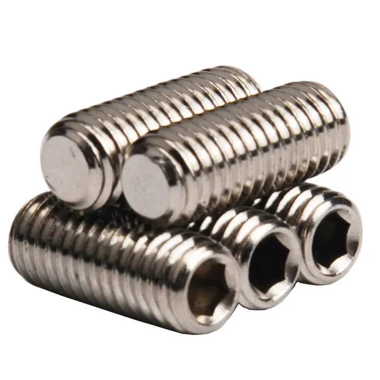 2000pcs M3 x 10/12/14(Thread Dia. 3.0 mm) Flat Point Set Screws Hex