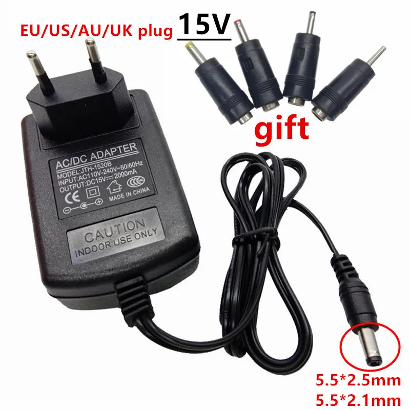 Universal 15v Ac Dc Power Adapter Supply 15 V Ac/dc Adaptor Adaptador 15  Volt 0.8a 1a 1.25a 1.5a 2a 2.5a 3a Power Multi Dc Jack - Ac/dc Adapters -  AliExpress