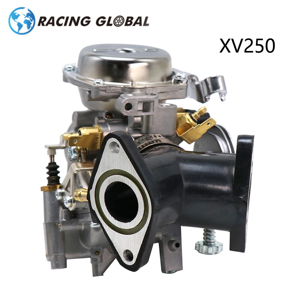 Motorcycle carburetor ALCON-Racing XV250 26mm carburetor with adapter manifold for Yamaha XV 250 Virago 250 V-star Route 66 1988-2014