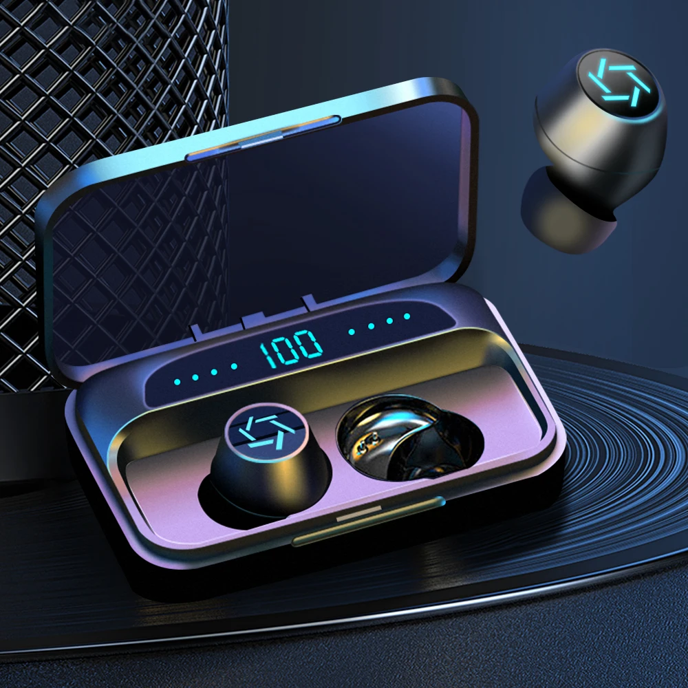 Новые Bluetooth наушники 2200 мАч зарядная коробка беспроводные бас 9D стерео