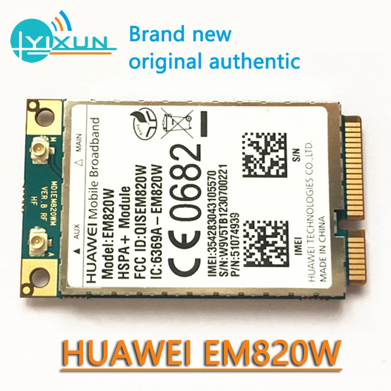 3G модуль HuaWei EM820W GSM WCDMA беспроводная WWAN мини PCI-E карта HSPA + 21 Мбит/с Совершенно новая