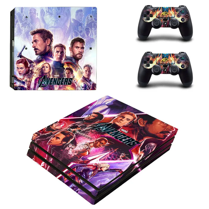 YSP4P-3358 Наклейки Мстители: эндигра PS 4 игровая станция 4 Pro Skin PS4 Pro Sitcker Pegatinas для playstation 4 Pro консоль и контроллер - Цвет: YSP4P-3358